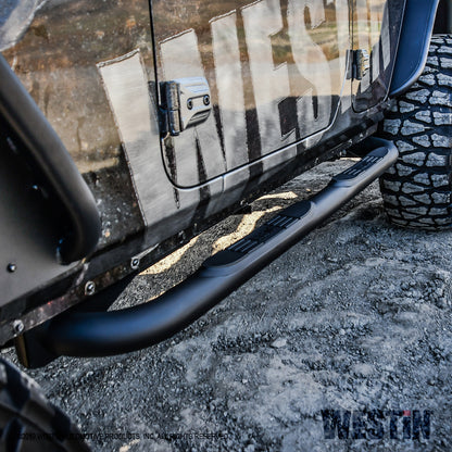 Westin E-Series 3 Nerf Steps 2018-2024 Jeep Wrangler JL 4dr