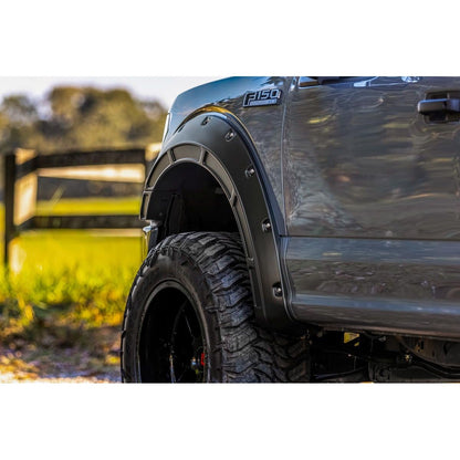 ROUGH COUNTRY | Defender Fender Flares  Ford F-150 2WD/4WD (2015-2020) | A-F11811