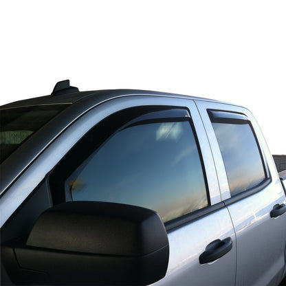 Westin In Channel Wind Deflector 4pc 2014-2019 Chevy/GMC Silverado/Sierra 1500 Double Cab