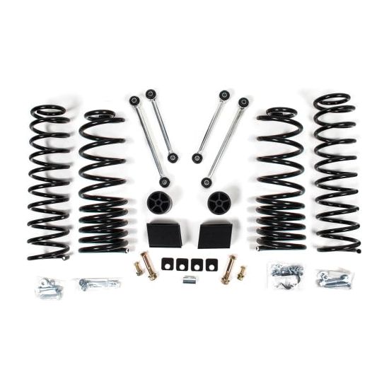 ZONE OFFROAD | 2020-21 JEEP JT 3IN BOX KIT j1322 components including springs, links, and hardware.