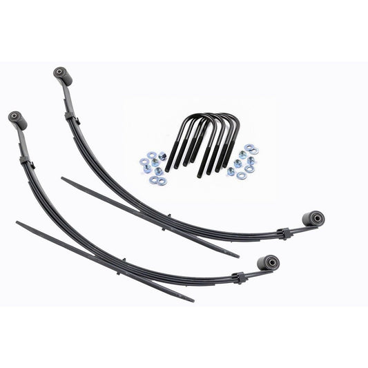 ROUGH COUNTRY Rear Leaf Springs | 4" Lift | Pair | Ford F-250/F-350 Super Duty 4WD (99-04) | 8066Kit
