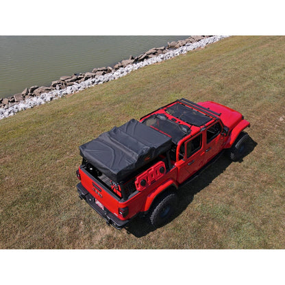 ROUGH COUNTRY Mesh Bikini Top Plus | Black | Jeep Gladiator JT 4WD (2020-2024) | 85118