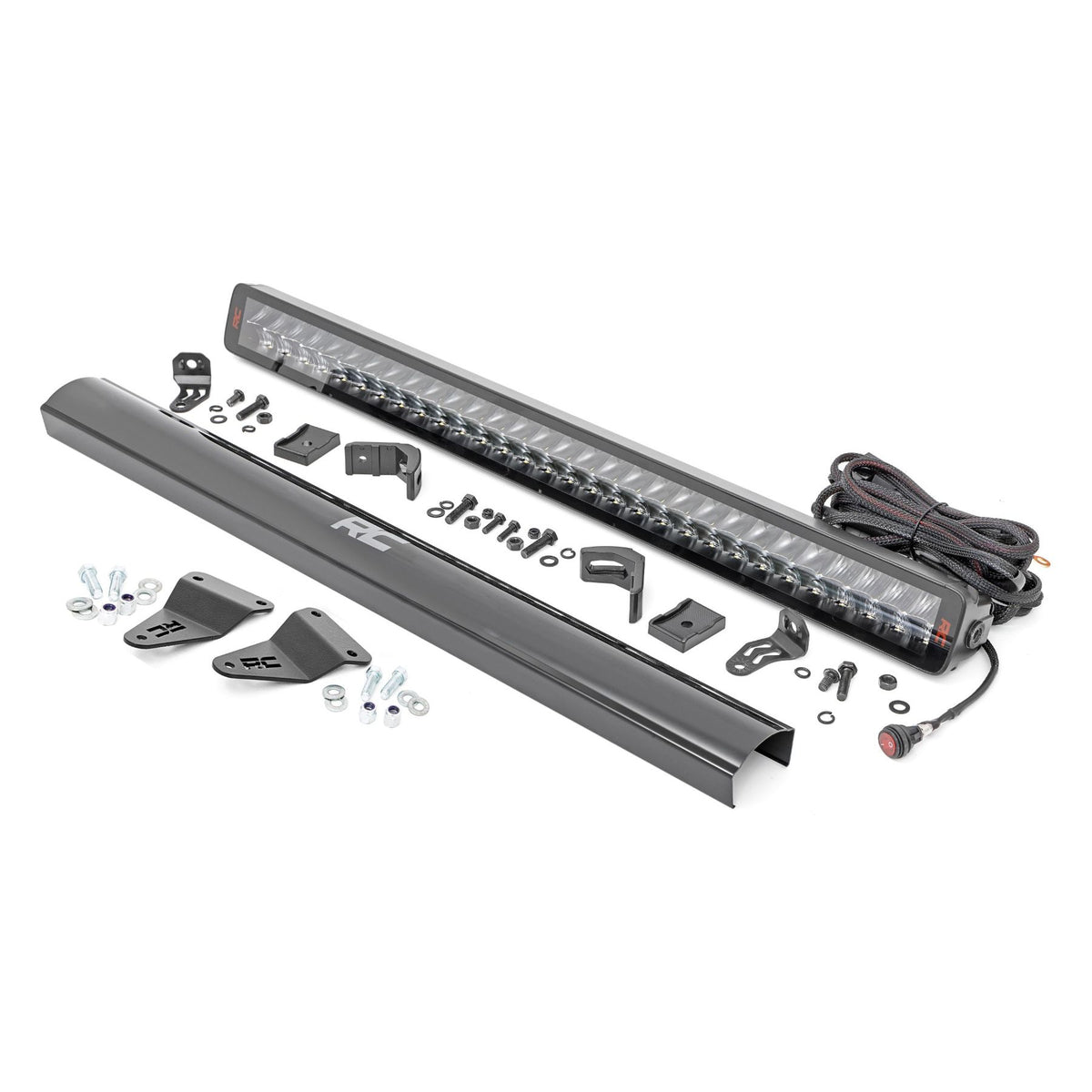 Rough Country LED Light Kit | Bumper Mount | 30" Spectrum Dual Row | Toyota 4Runner (14-20) 80786