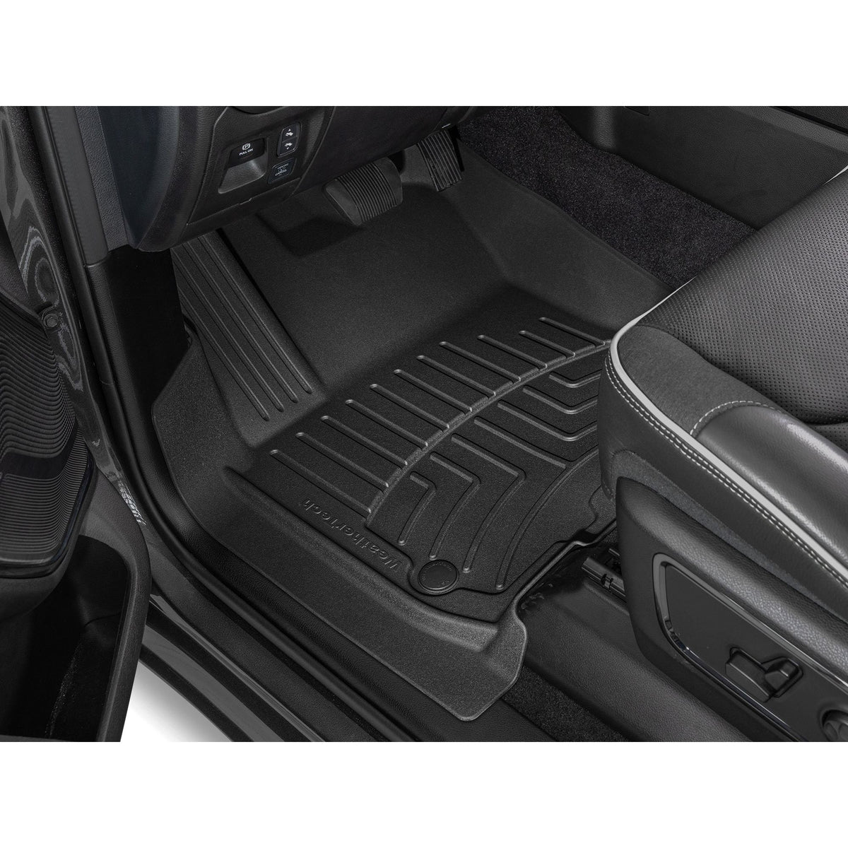 WeatherTech FloorLiner representative image; exact shape and colour vary