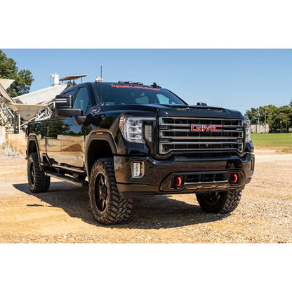 ROUGH COUNTRY 3 Inch Lift Kit | UCAs | M1 | w/ Overloads | Chevy/GMC 2500HD/3500HD (20-25) | 97740RED