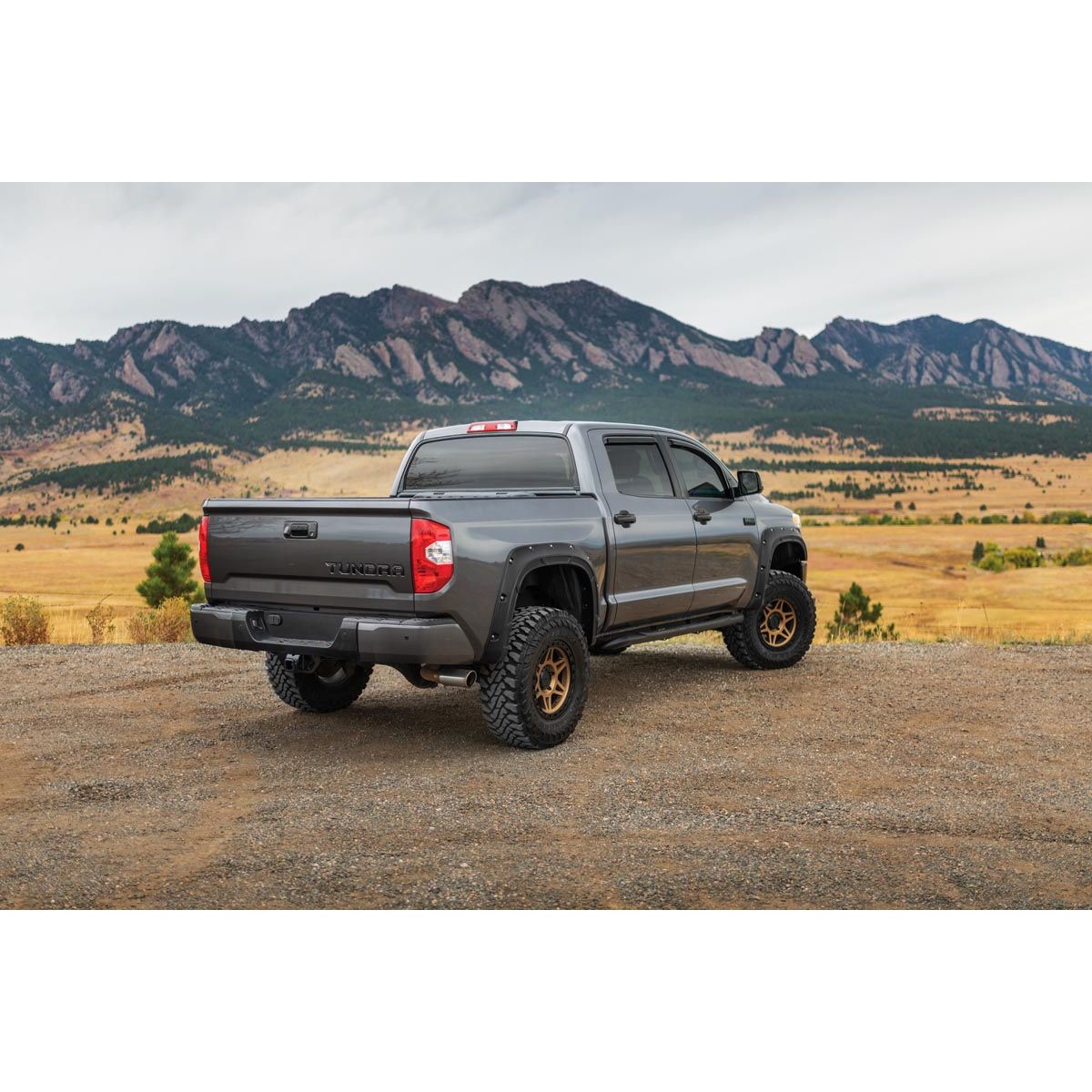 ROUGH COUNTRY Fender Flares | Defender | 3R3 Barcelona Red | Toyota Tundra 2WD/4WD (14-21) | A-T11411-3R3