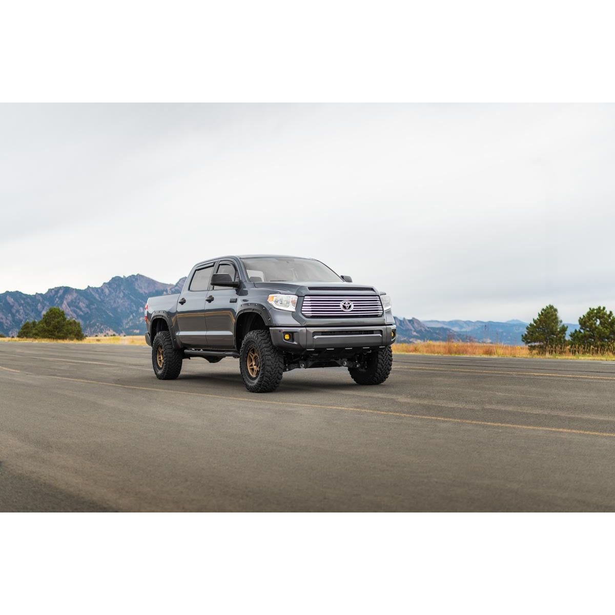ROUGH COUNTRY Fender Flares | Defender | 089 Wind Chill Pearl | Toyota Tundra (14-21) | A-T11411-O89