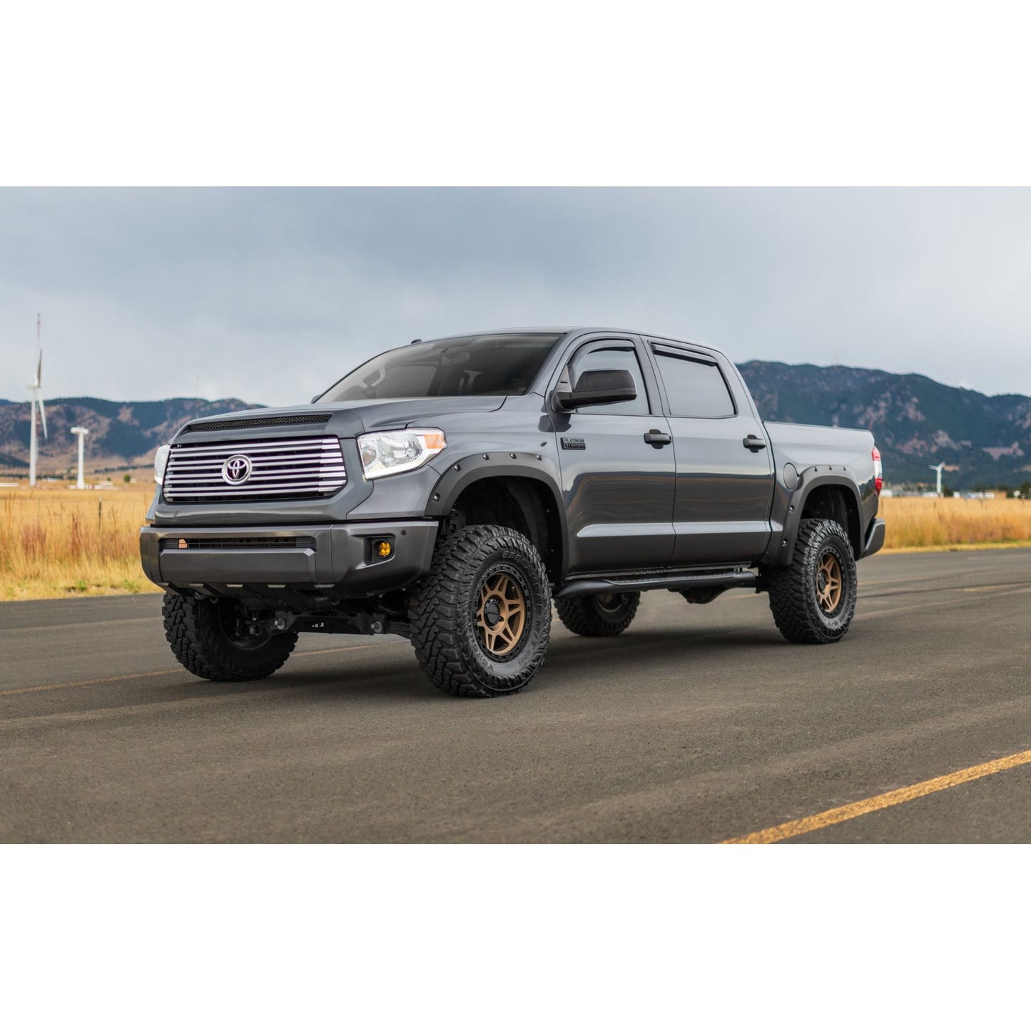 ROUGH COUNTRY Pocket Fender Flares | 4U3 Sunset Bronze | Toyota Tundra 2WD/4WD (2014-2021) | F-T11411A-4U3
