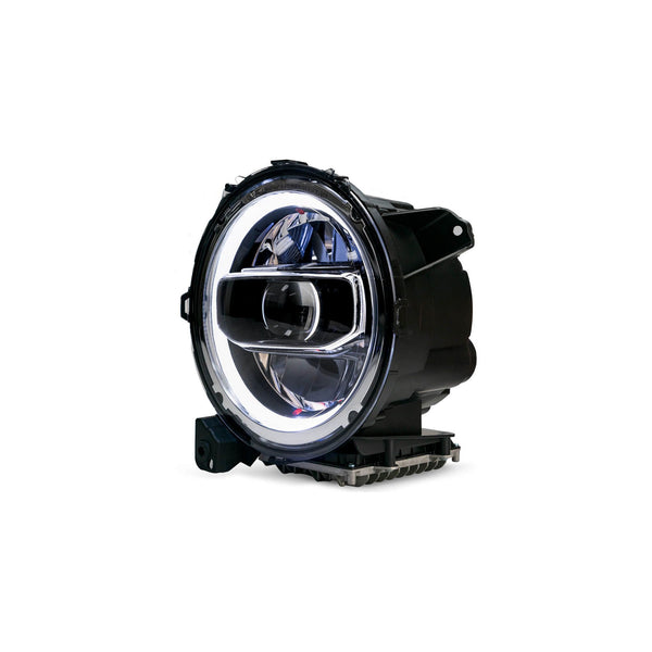 DV8 OFF-ROAD | 2018-2026 Jeep Wrangler JL & Gladiator JT LED Headlights | Chrome | HLCJL-01
