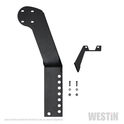Westin 3rd Brakelight/RotoPax Combo Mount 2007-2018 Jeep Wrangler JK