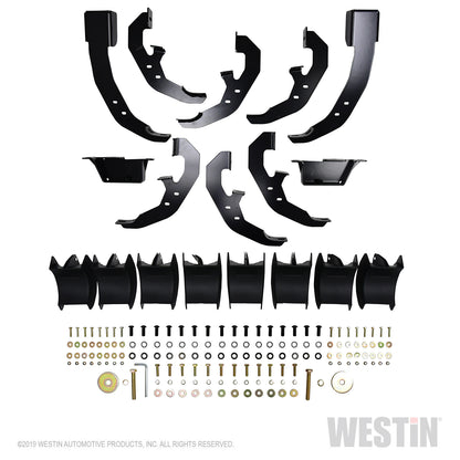 Westin PRO TRAXX 5 Oval W2W Nerf Steps 2019-2024 Chevy/GMC Silverado/Sierra 1500 Double Cab