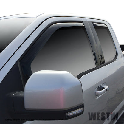 Westin In Channel Wind Deflector 4pc 2015-2024 Ford F-150 SuperCab