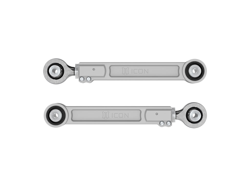 ICON 54102 2022-2026 Toyota Tundra/2023-2026 Toyota Sequoia/2024-2026 Toyota Tacoma/2024-2026 Toyota Land Cruiser 250 Series/2024-2026 Lexus GX550/2025-2026 Toyota 4Runner, Rear, Billet Upper Link Kit
