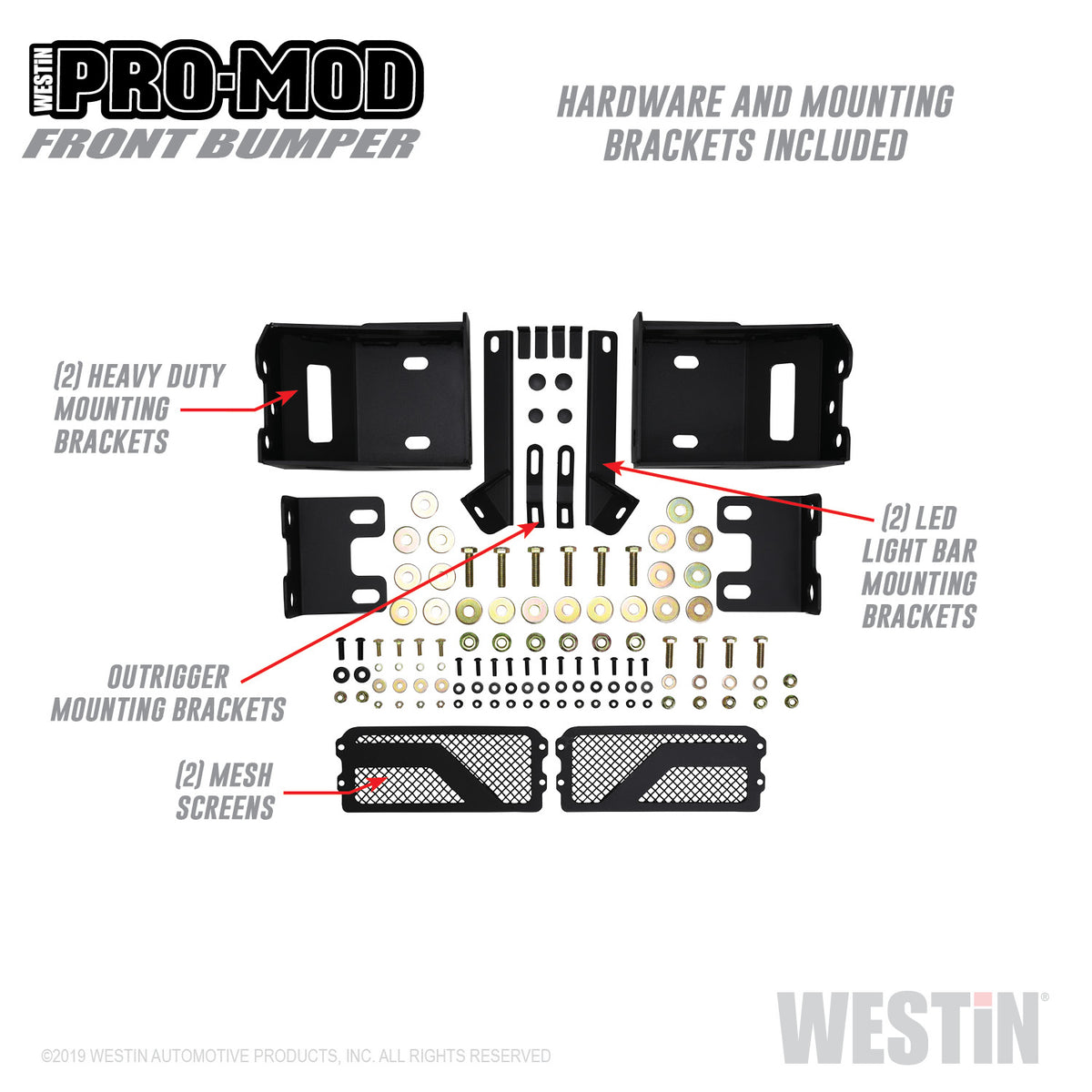 Westin Pro-Mod Front Bumper 2020-2023 Chevy Silverado 2500/3500