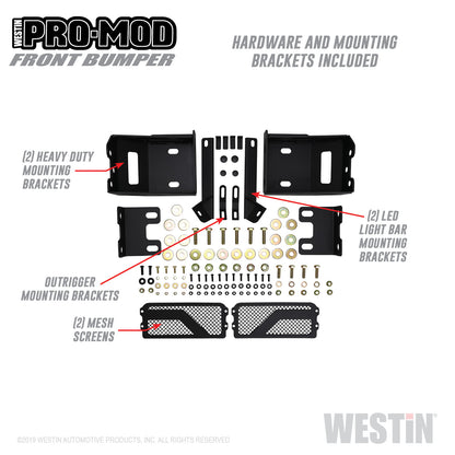 Westin Pro-Mod Front Bumper 2020-2023 Chevy Silverado 2500/3500