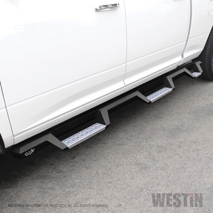 Westin HDX Stainless Drop Wheel-to-Wheel Nerf Steps 2009-2018 Ram 1500 Crew Cab 6.5' Bed