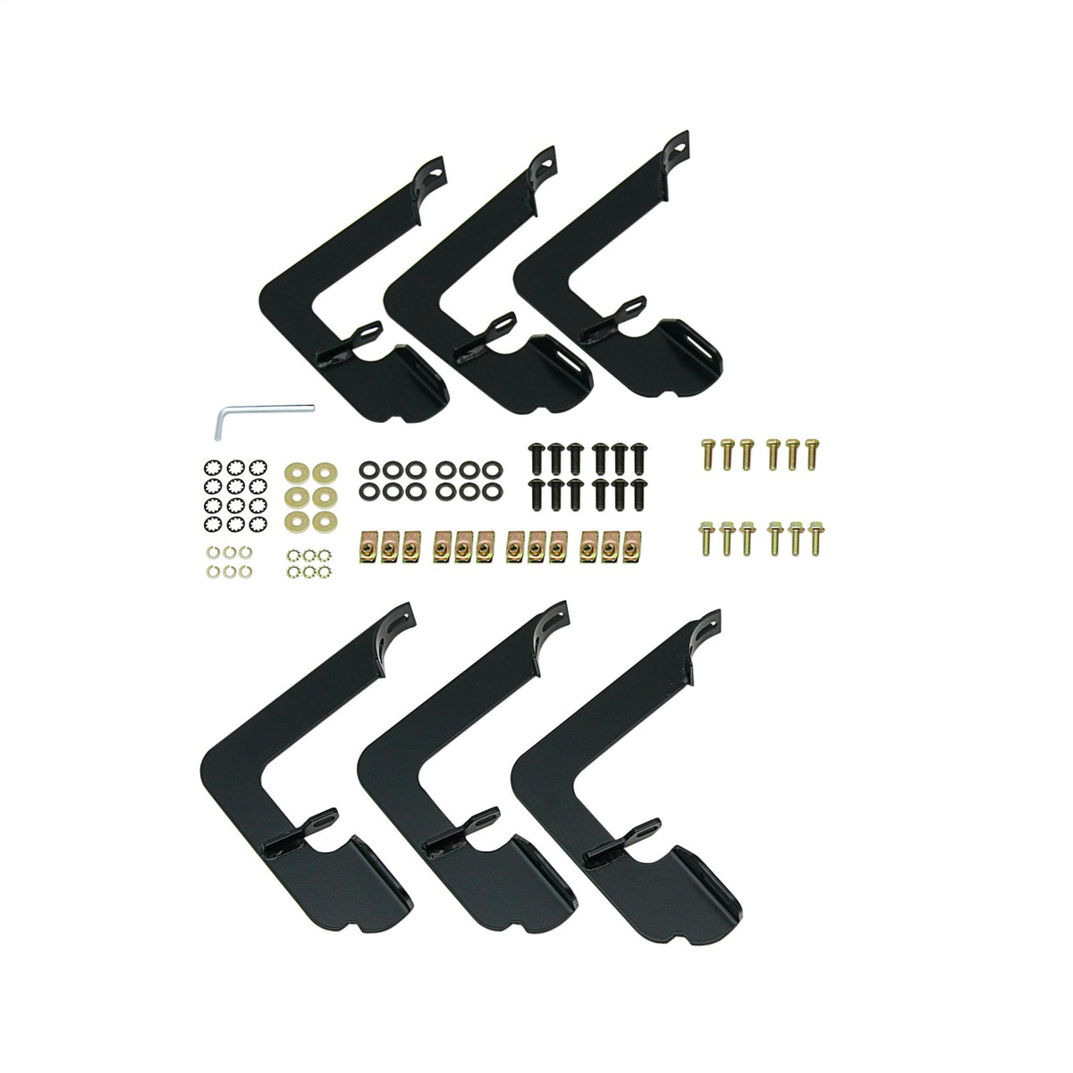 Westin E-Series 3 Nerf Steps 2014-2018 Chevy/GMC Silverado/Sierra 1500 Double Cab (Rocker Mount)