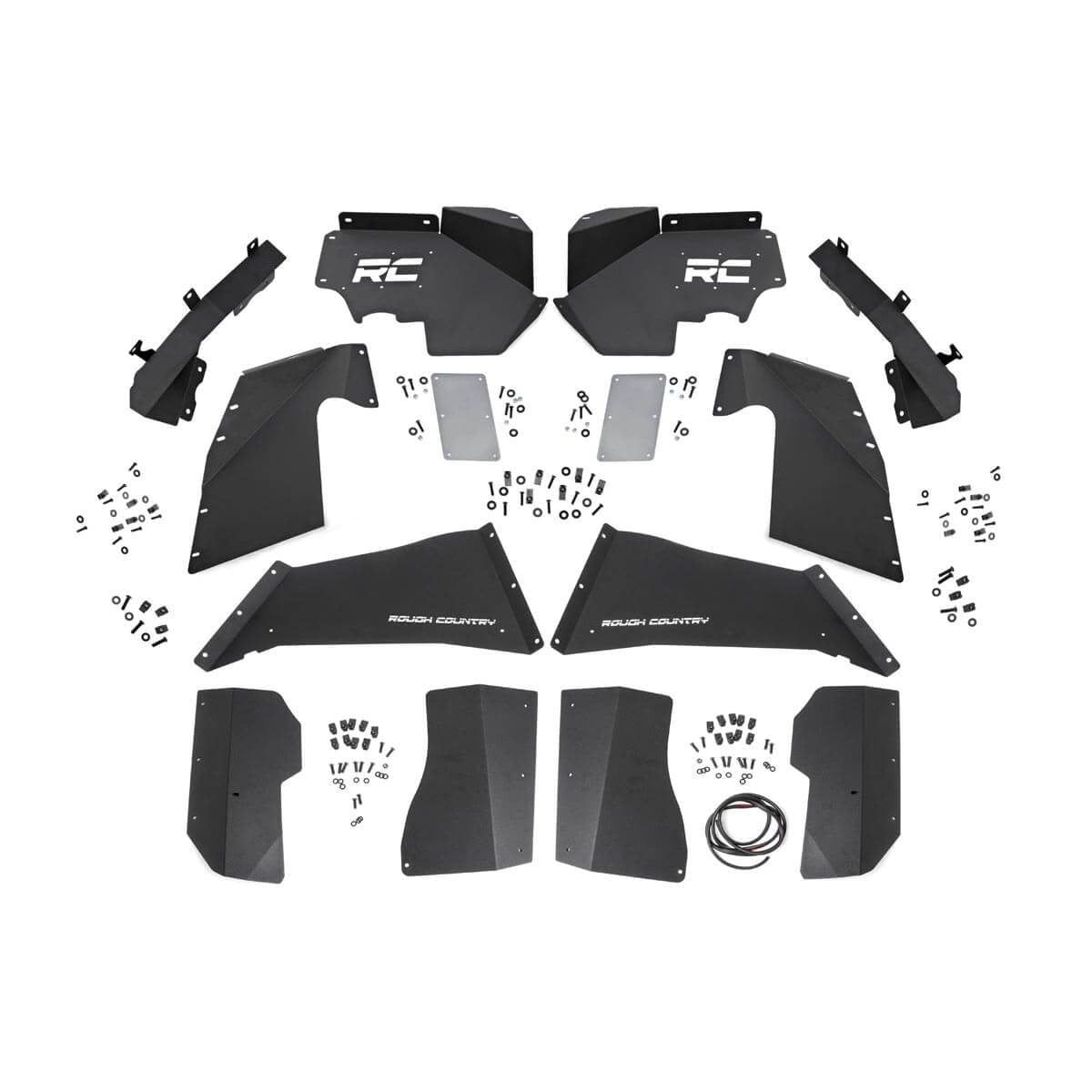 ROUGH COUNTRY Inner Fenders | FR & RR | Vertex | Jeep Wrangler JK/Wrangler Unlimited  (07-18) | 10511V