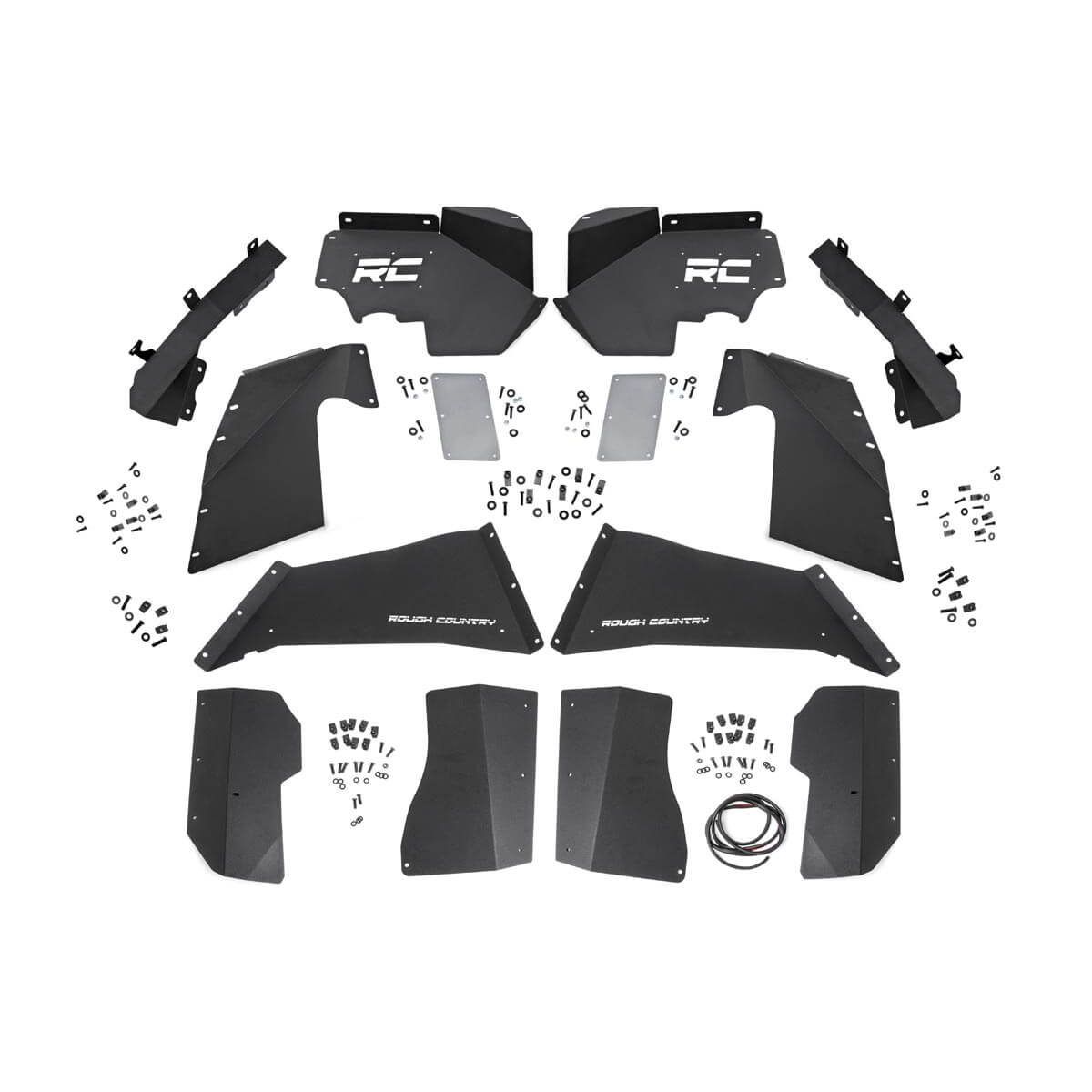 Rough Country Inner Fenders | FR & RR | Vertex | Jeep Wrangler JK/Wrangler Unlimited (07-18) 10511V