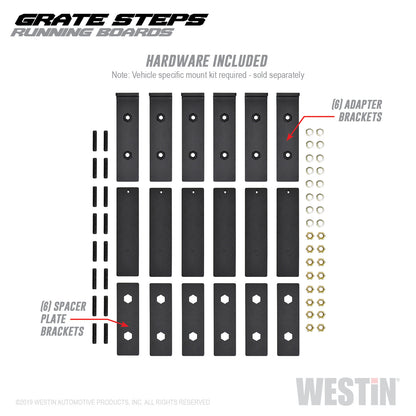 Westin Grate Steps Running Boards Running Boards 68"