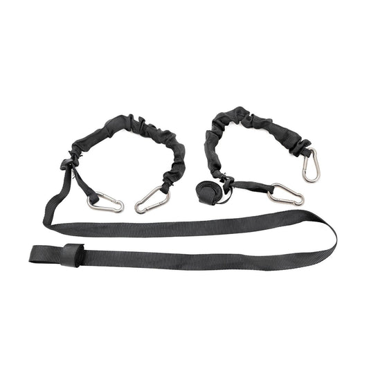 ROUGH COUNTRY Elastic Straps | Carabiner Ends | 1" X 6' | Pair | 117701A