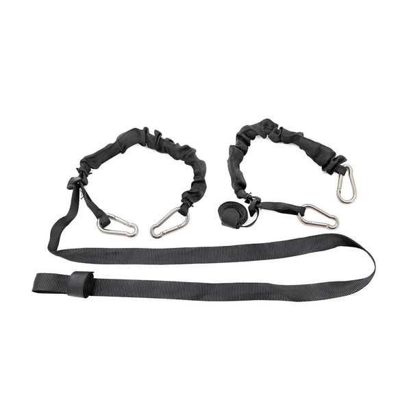 ROUGH COUNTRY | Elastic Straps  Carabiner Ends  1" X 6'  Pair | 117701A