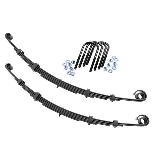 ROUGH COUNTRY | Front Leaf Springs  2.5" Lift  Pair  Jeep CJ5/CJ7 5 4WD (1976-1983) | 8007Kit