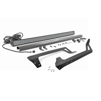 ROUGH COUNTRY LED Light Kit | Windshield | 50" Spectrum Dual Row | Jeep Wrangler JK/Wrangler Unlimited (07-18) | 80504