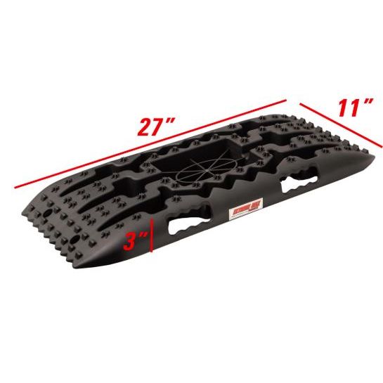 Extreme Max | Traction Boards Pair Black  | 5001.6856