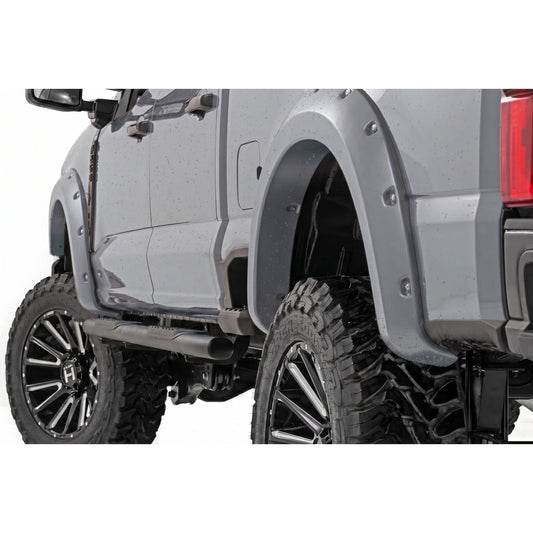 ROUGH COUNTRY | Pocket Fender Flares  DR Avalanche  Ford F-250/F-350 Super Duty (23-26) | F-F20231-DR
