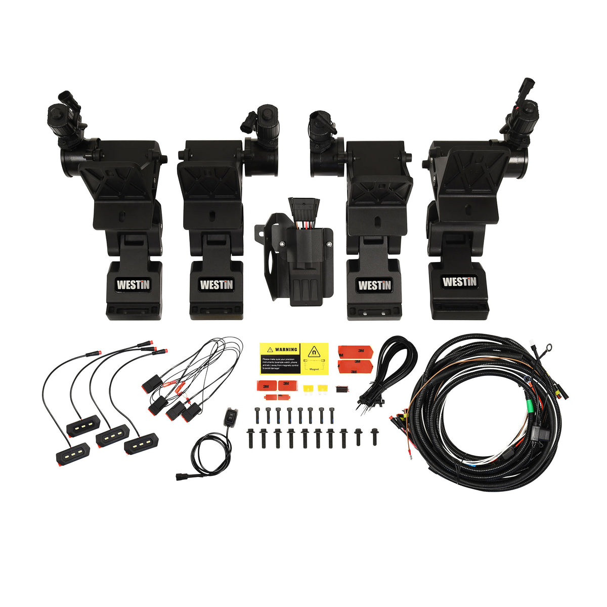 Westin Pro-e Electric Running Boards 2019-2024 Chevy/GMC Silverado/Sierra 1500 Double Cab
