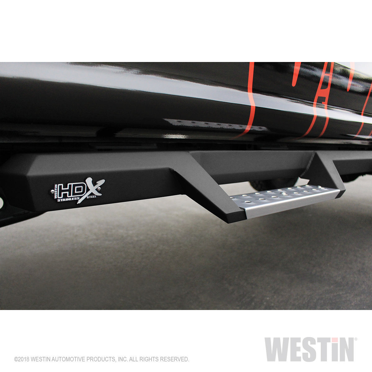 Westin HDX Stainless Drop Wheel-to-Wheel Nerf Steps 2017-2022 Ford F-250/350 Crew Cab (6.75' Bed)