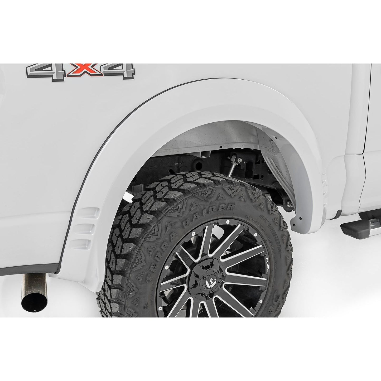 ROUGH COUNTRY Fender Flares | SF1 | DB Shelter Green | Ford F-150 2WD/4WD (2021-2025) | F-F320210A-DB