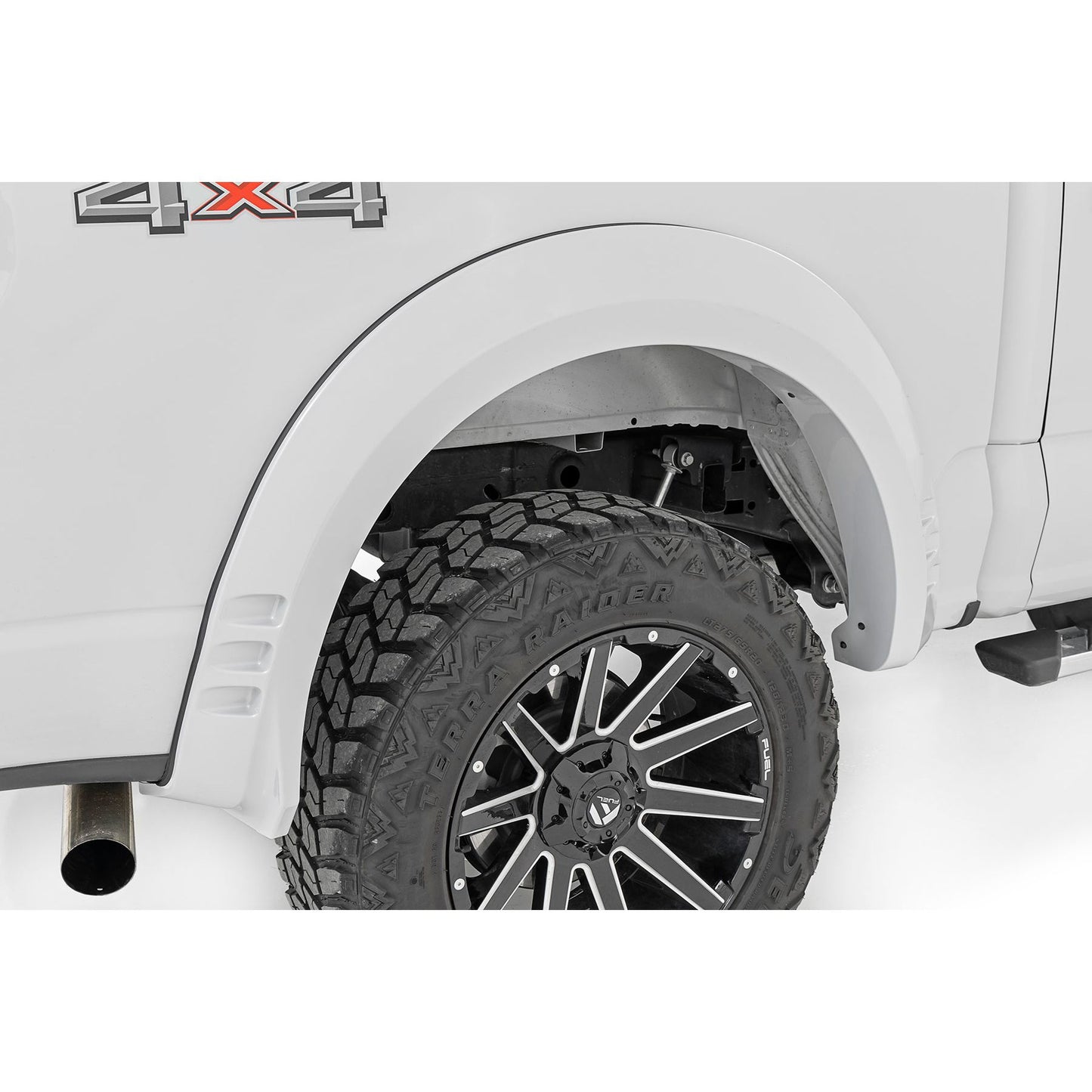 ROUGH COUNTRY Fender Flares | SF1 | E2 Magma Red | Ford F-150 2WD/4WD (2021-2025) | F-F320210A-E2