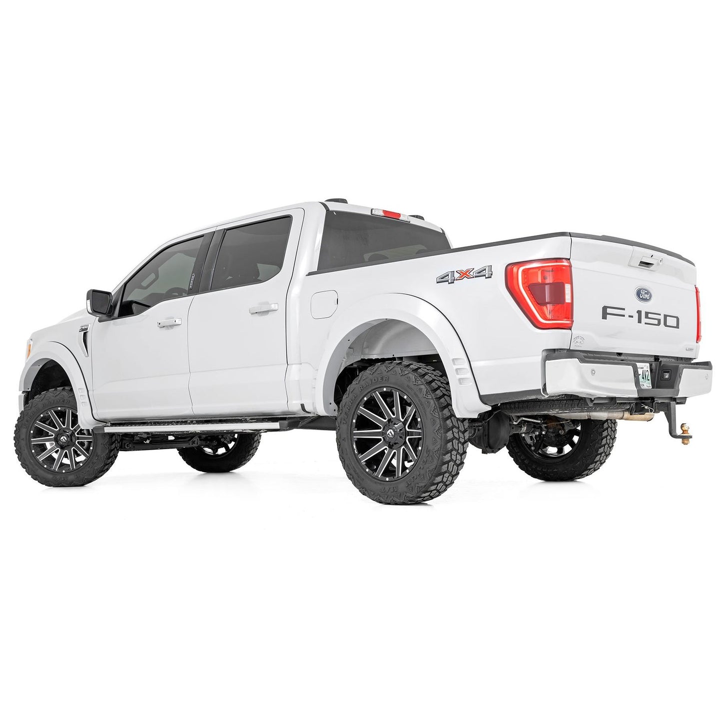 ROUGH COUNTRY Fender Flares | SF1 | E2 Magma Red | Ford F-150 2WD/4WD (2021-2025) | F-F320210A-E2