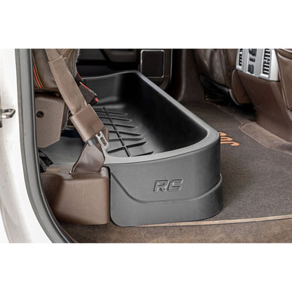 ROUGH COUNTRY Under Seat Storage | Crew Cab | Ford F-150/F-250/F-350/Raptor  (2015-2025) | RC09281A