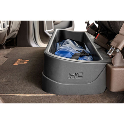 ROUGH COUNTRY Under Seat Storage | Crew Cab | Ford F-150/F-250/F-350/Raptor  (2015-2025) | RC09281A