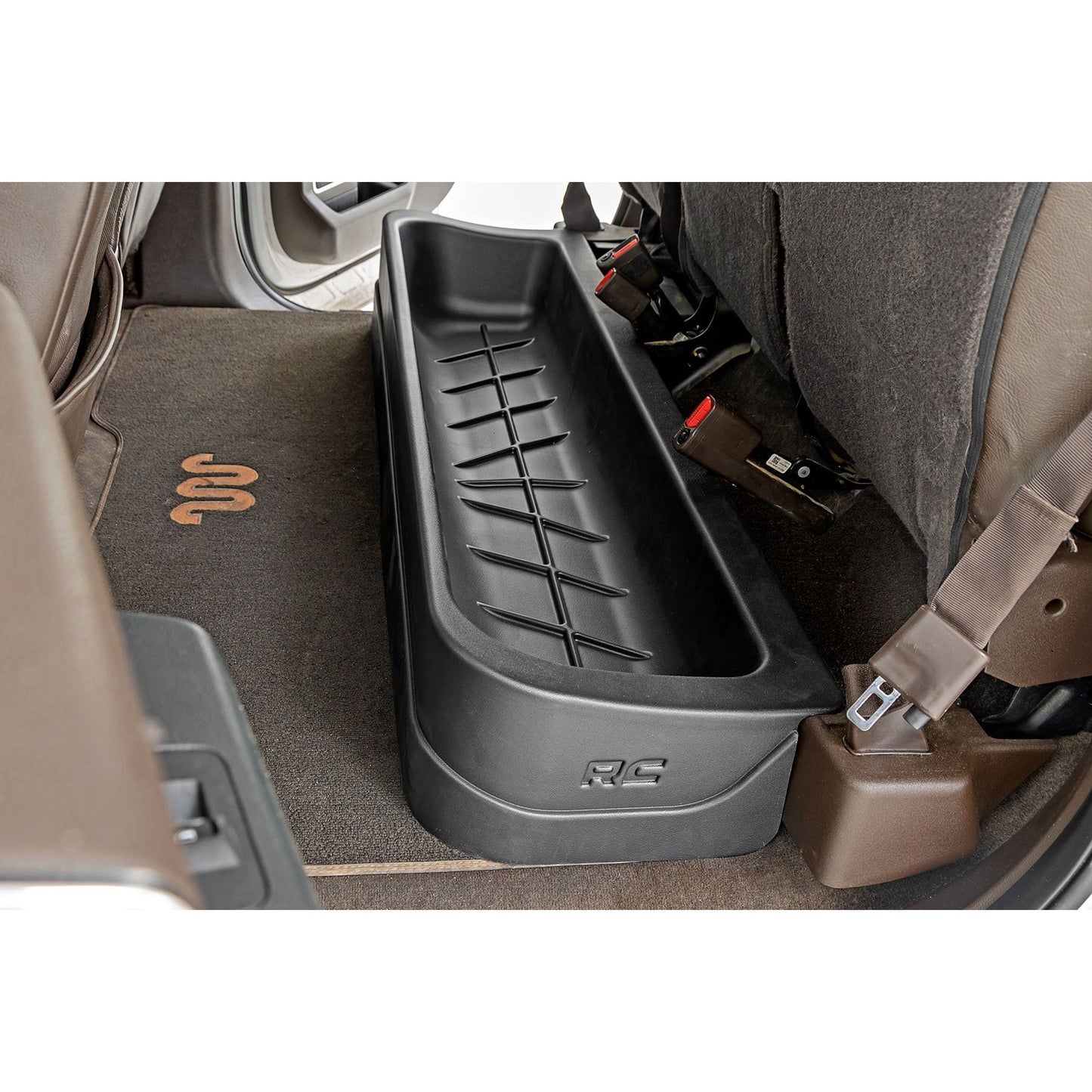 ROUGH COUNTRY Under Seat Storage | Crew Cab | Ford F-150/F-250/F-350/Raptor  (2015-2025) | RC09281A
