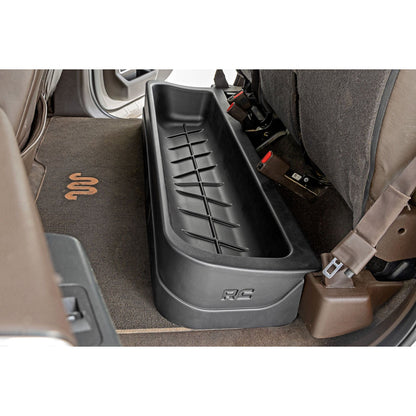 ROUGH COUNTRY Under Seat Storage | Crew Cab | Ford F-150/F-250/F-350/Raptor  (2015-2025) | RC09281A
