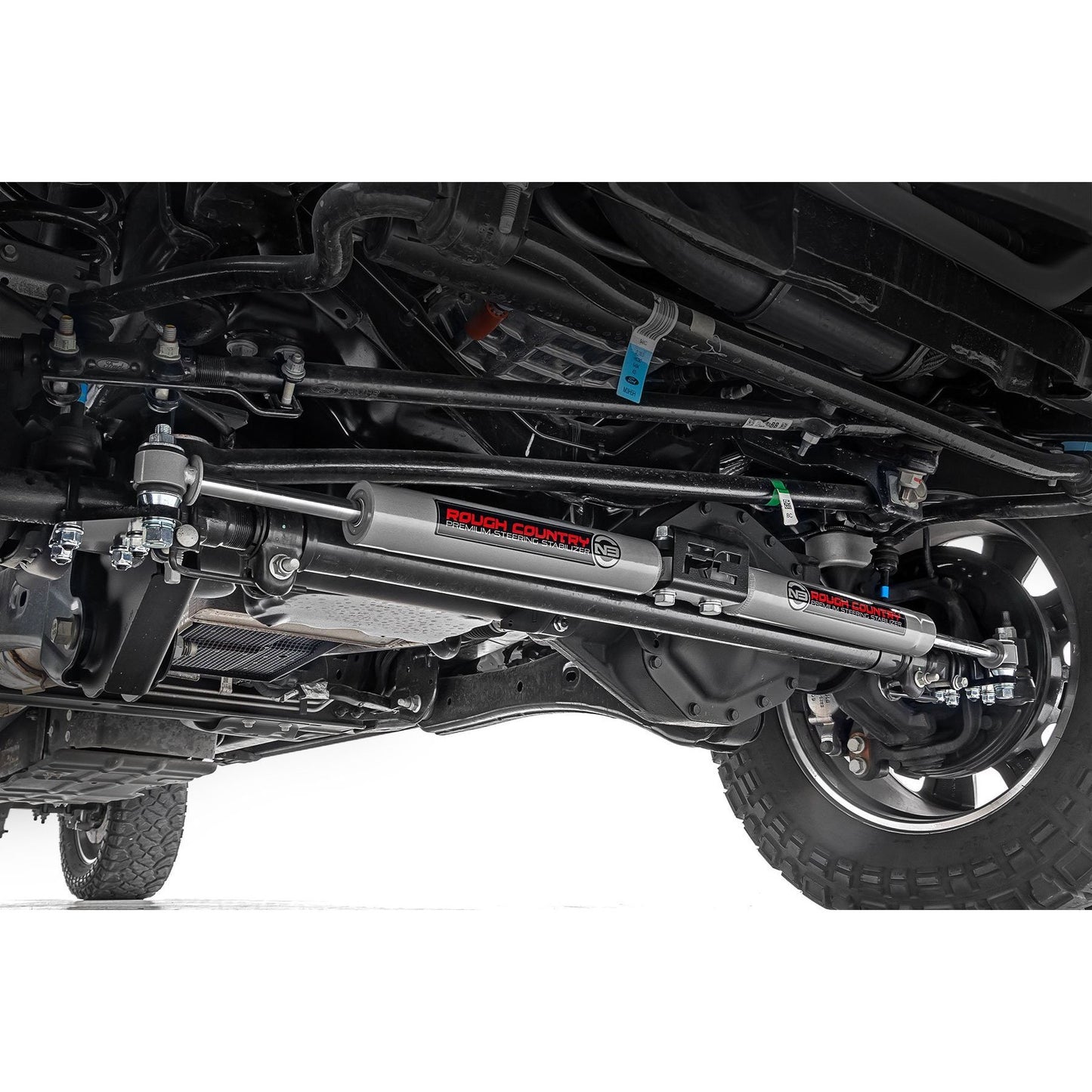ROUGH COUNTRY N3 Steering Stabilizer | Dual | 2-8 Inch Lift | Ford F-250/F-350 Super Duty (05-24) | 8749130