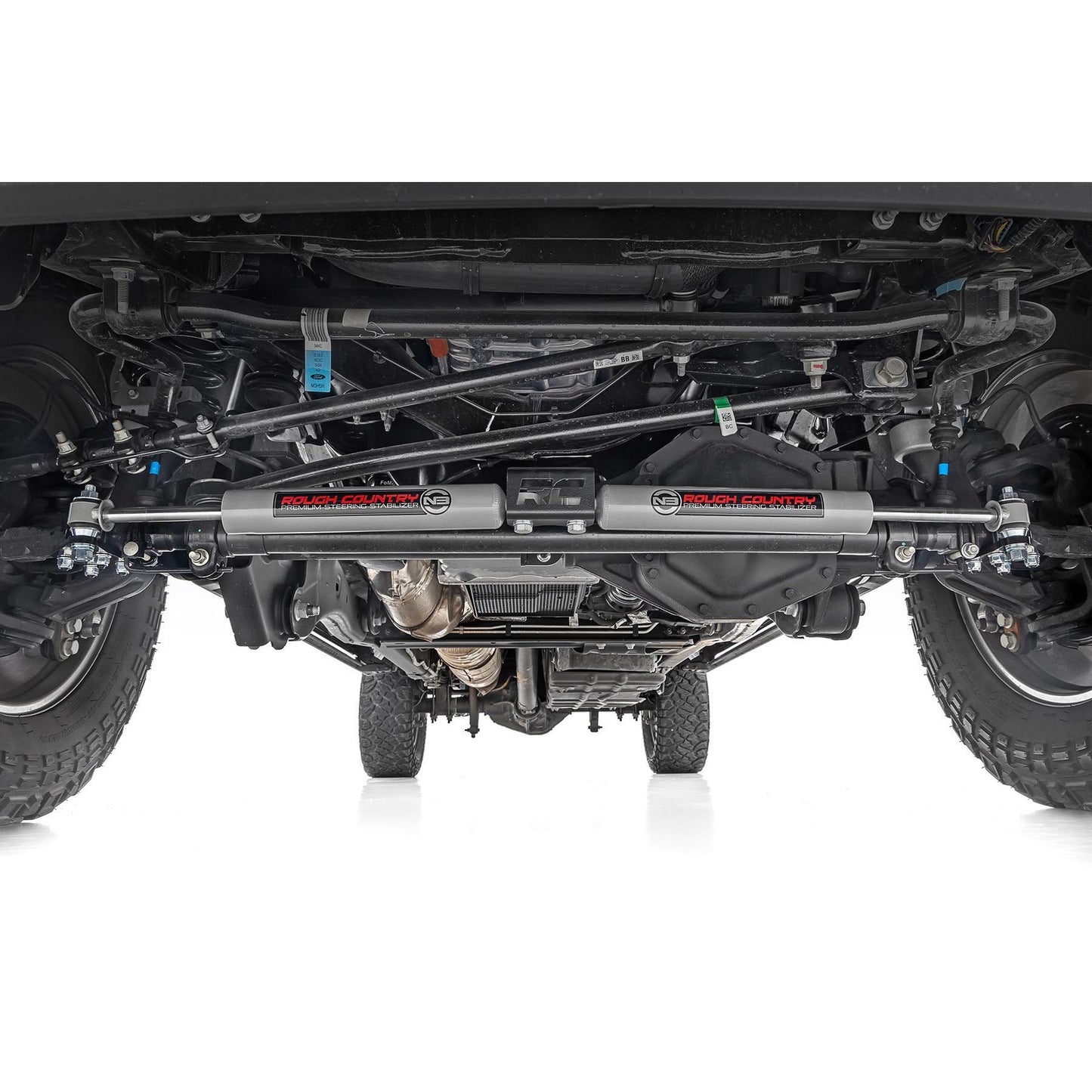 ROUGH COUNTRY N3 Steering Stabilizer | Dual | 2-8 Inch Lift | Ford F-250/F-350 Super Duty (05-24) | 8749130