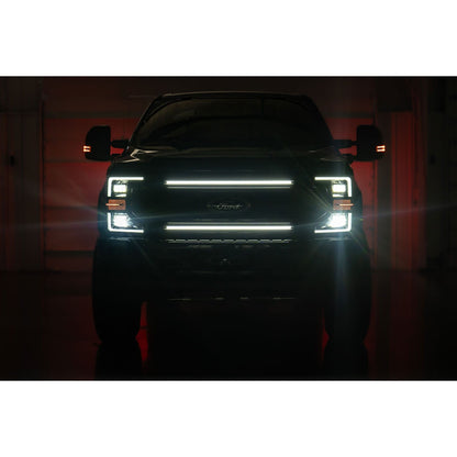 ROUGH COUNTRY | LED Light Kit  Grille Mount  30 Inch DRL  Ford F-250/F-350 Super Duty (17-22) | 70990A