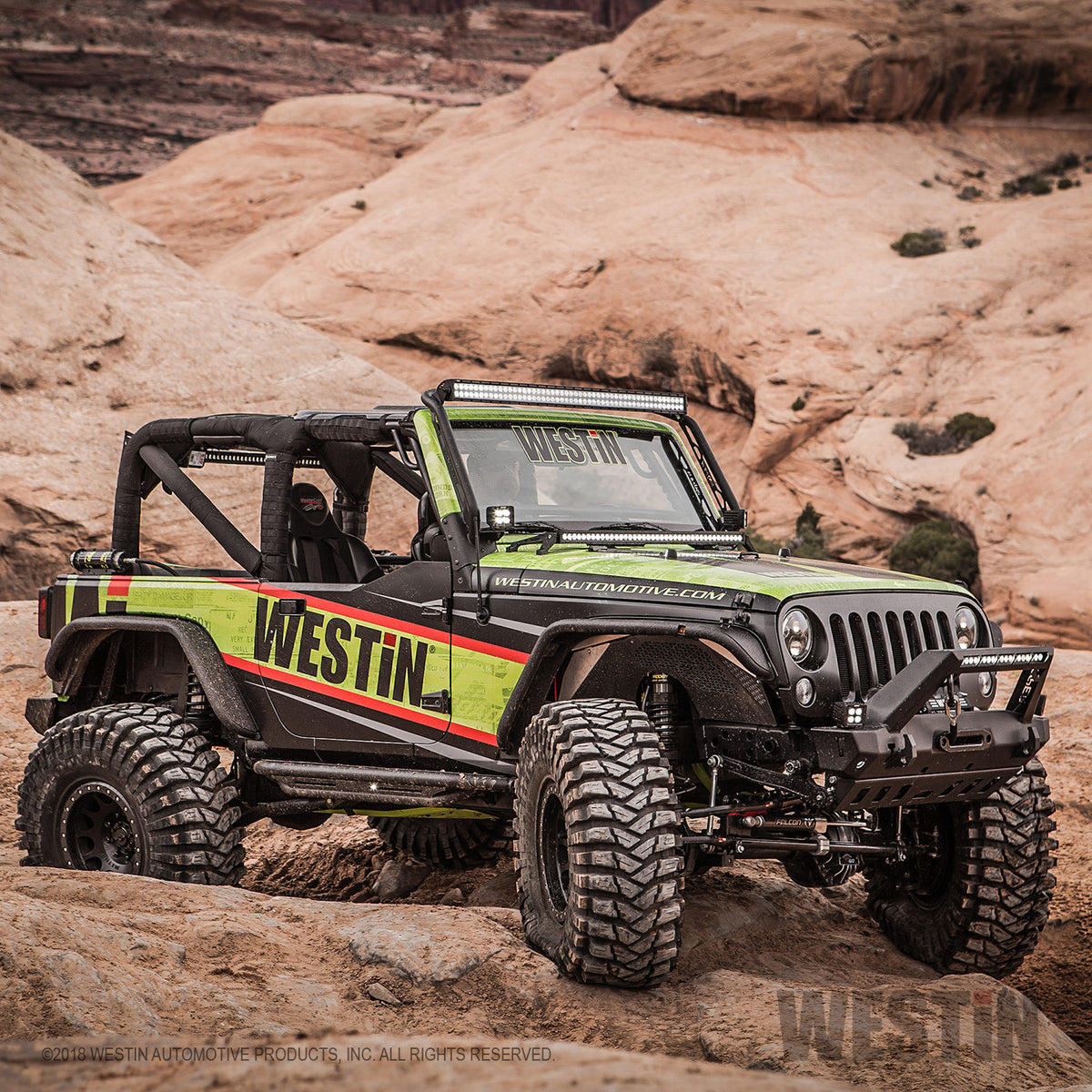 Westin Triple Tube Rock Rail Steps 2007-2018 Jeep Wrangler JK 2dr