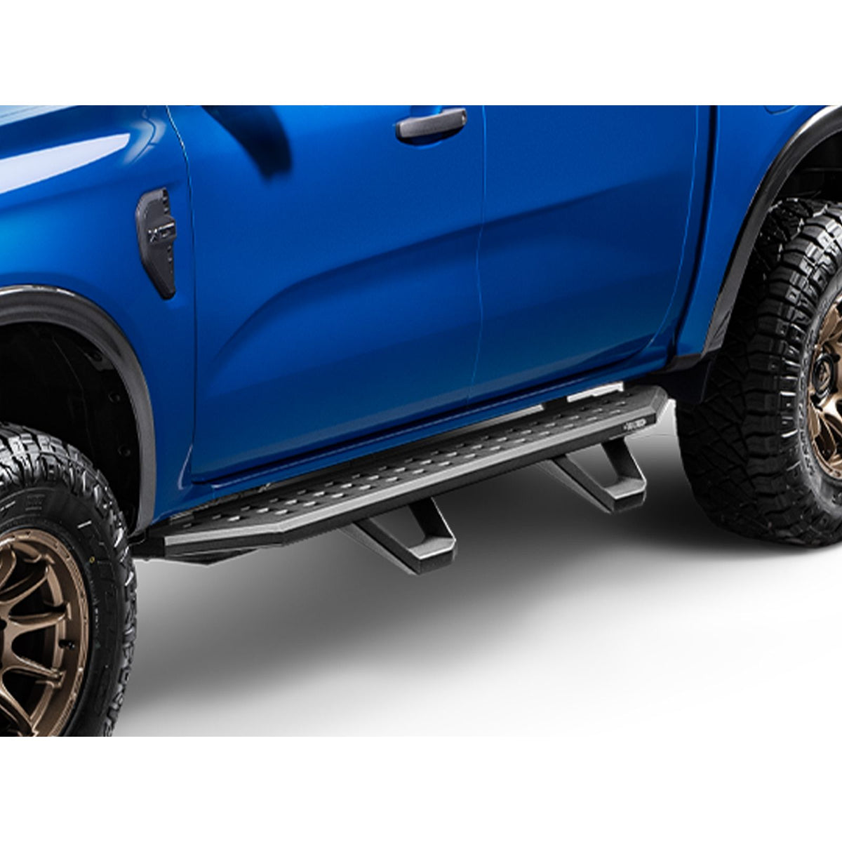 Go Rhino side steps - representative product-family image; finish and accessories may differ