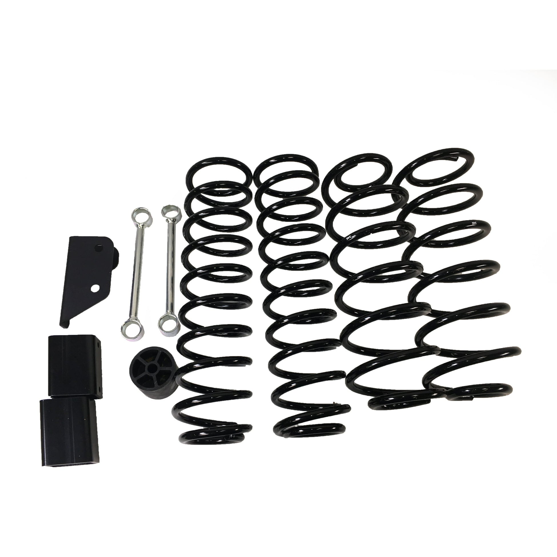 ZONE OFFROAD |  SPRING KIT 3-4" JL 18-23 (NO SHOCKS) J1320 components including springs and hardware.