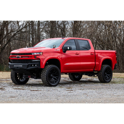 ROUGH COUNTRY | Sport Fender Flares  G42 White Sands  Chevy Silverado 1500 2WD/4WD (19-26) | S-C12210-G42