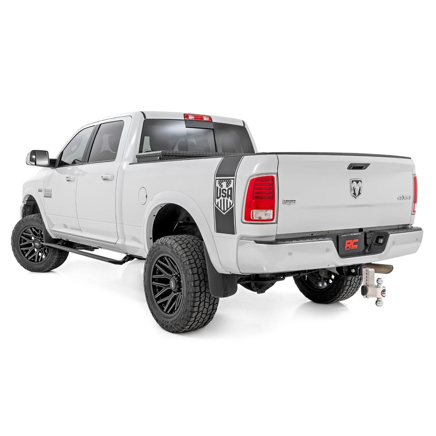 ROUGH COUNTRY Power Running Boards | Dual Electric Motor | Crew Cab | Ram 2500 (11-26)/3500 (11-25)  | PSR9010