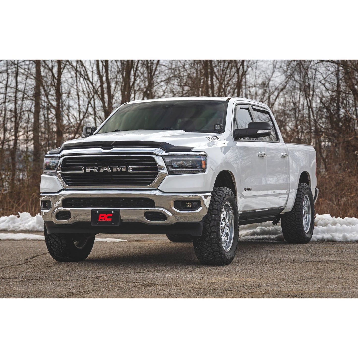 ROUGH COUNTRY | Hood Protector  Gloss Black  Ram 1500 2WD/4WD (2019-2026) | HP20010-RCGB
