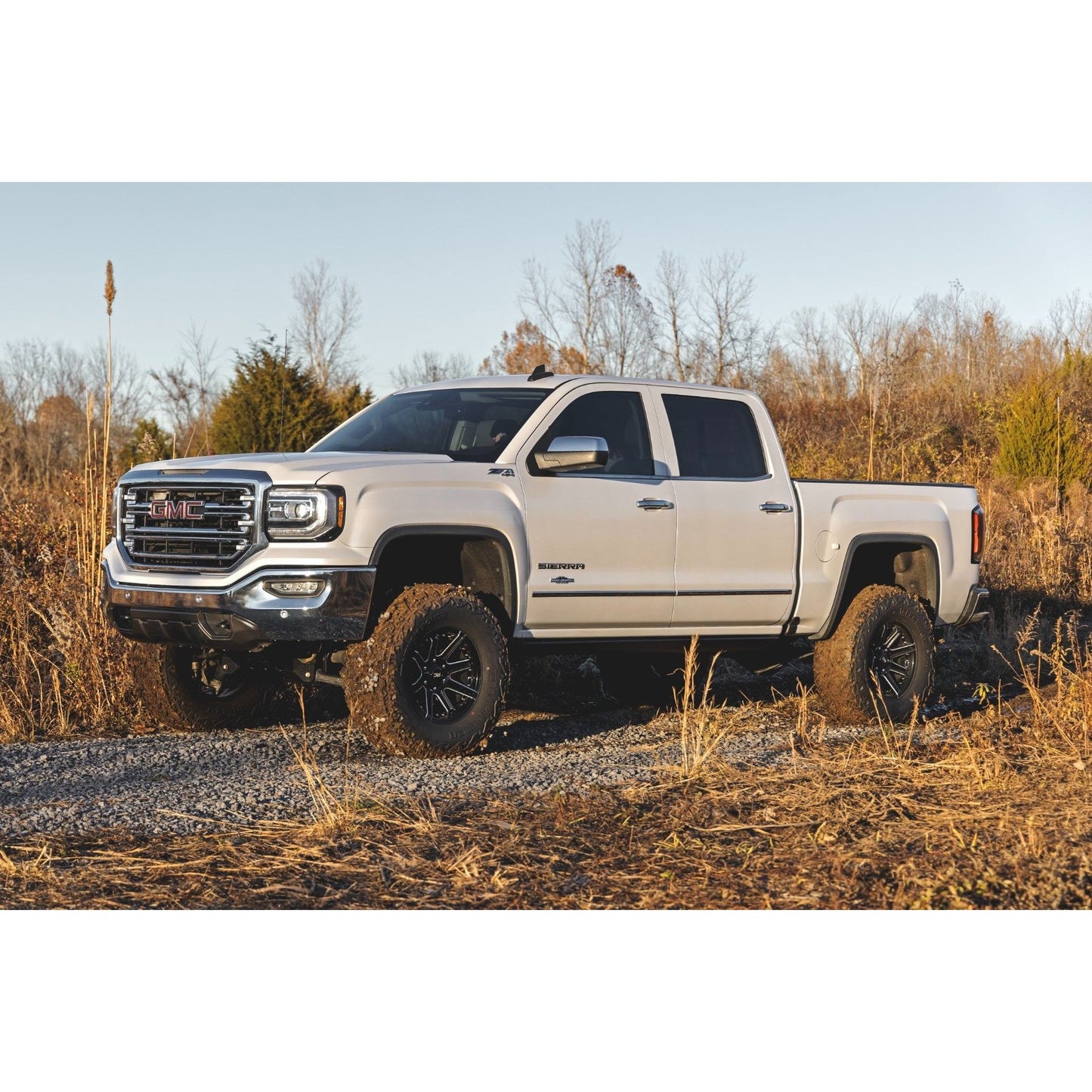 ROUGH COUNTRY 7 Inch Stamped Steel LCA Lift Kit | Forged UCA | Bracket | Vertex/V2 Shks | Chevy/GMC 1500 (16-18) | 11657