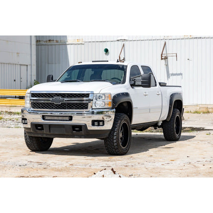 ROUGH COUNTRY Pocket Fender Flares | 6'7" & 8'Bed | GAP Imperial Blue | Chevy Silverado 1500/2500HD/3500HD (07-14) | F-C10714B-GAP